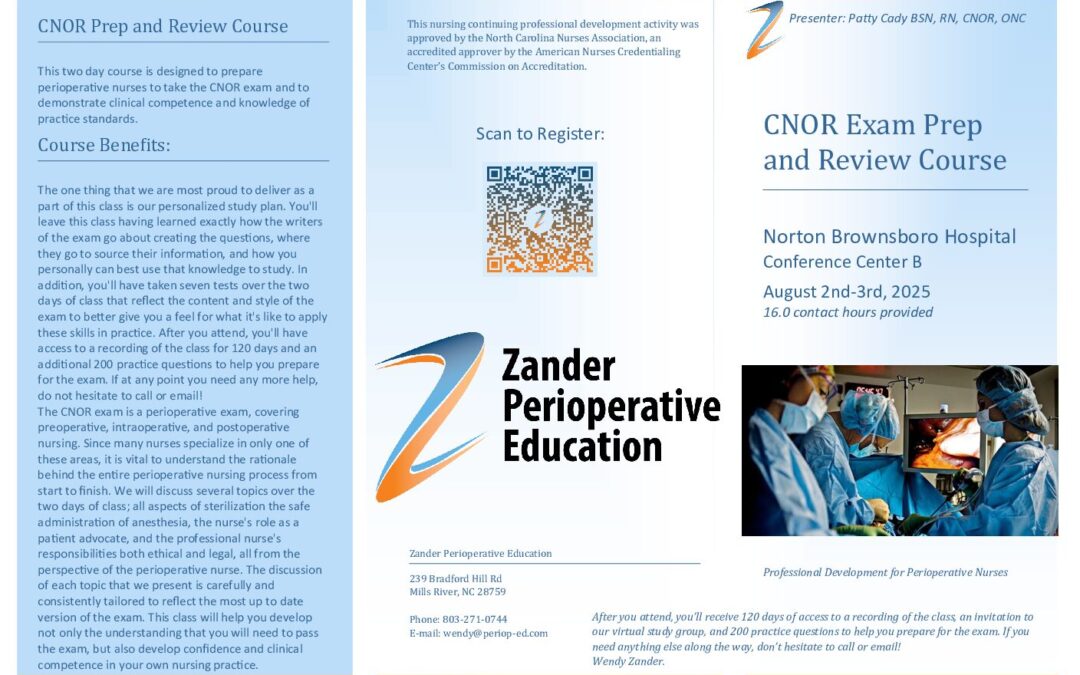 Louisville, KY CNOR August 2-3, 2025